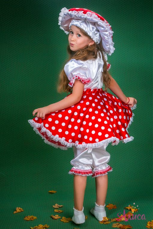 Карнавальный костюм Гриб Мухомор для девочки